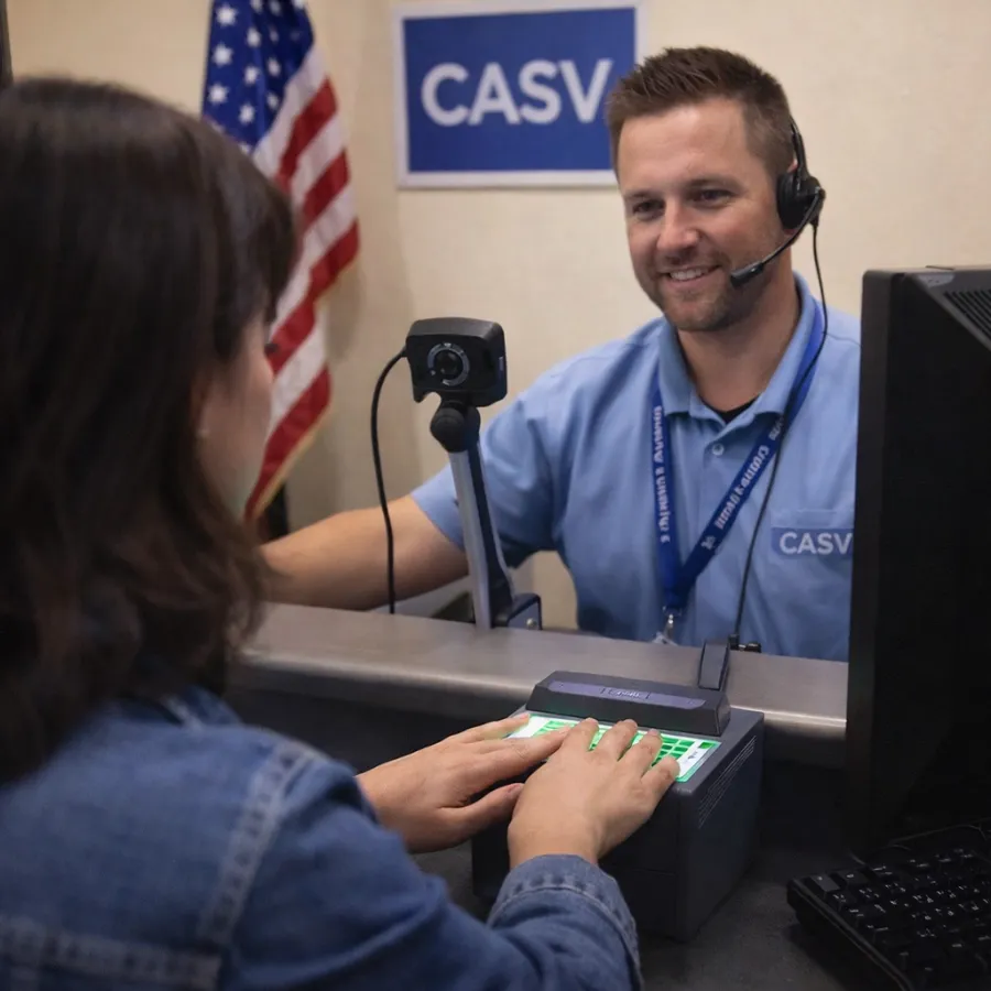 Imagem CASV Visto americano